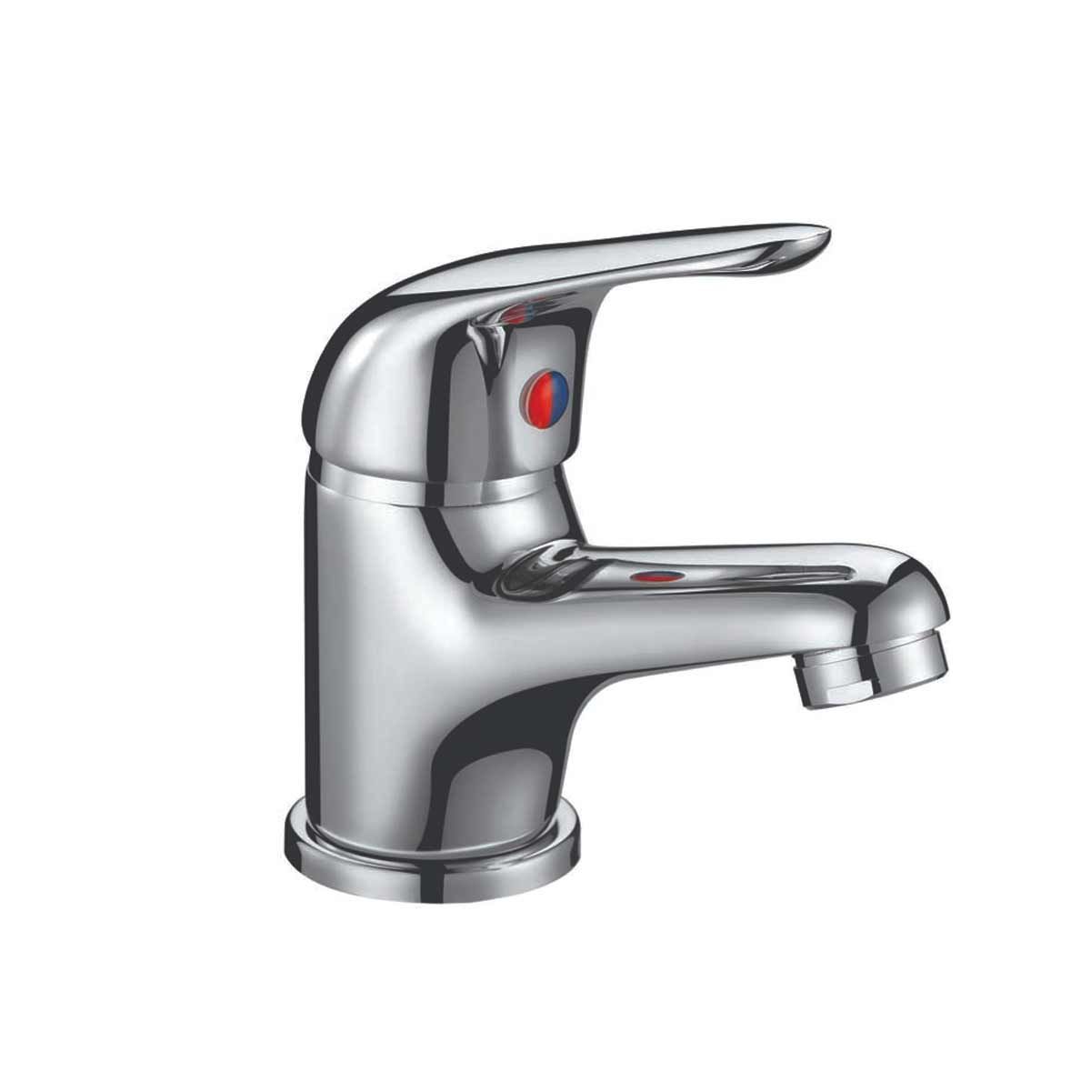 AG Tidy Mono Basin Mixer Tap with 40mm Push Waste in Chrome