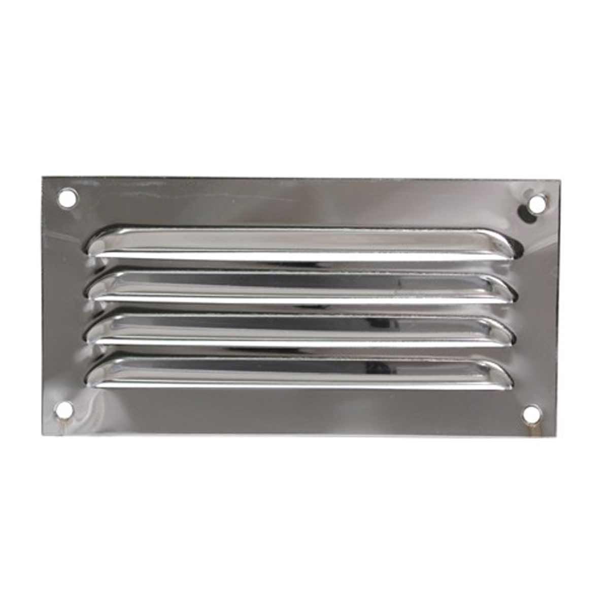 Hooded Louvre Vent Chrome Plated (6" x 3") V80183CP