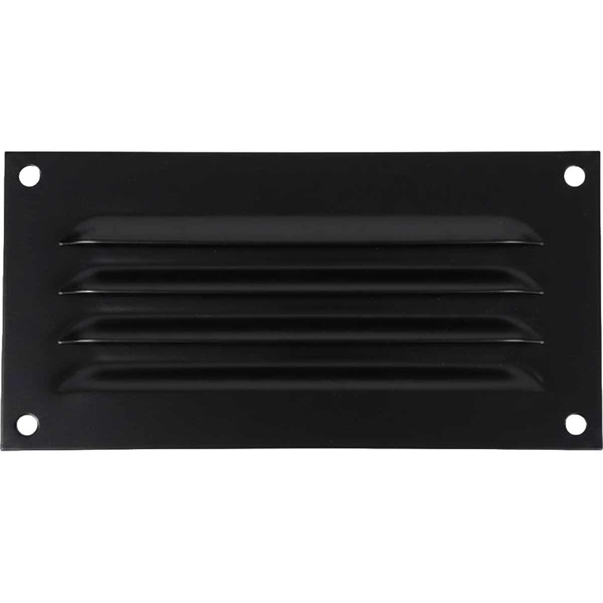 Hooded Louvre Vent Matt Black (6" x 3") V80183MB