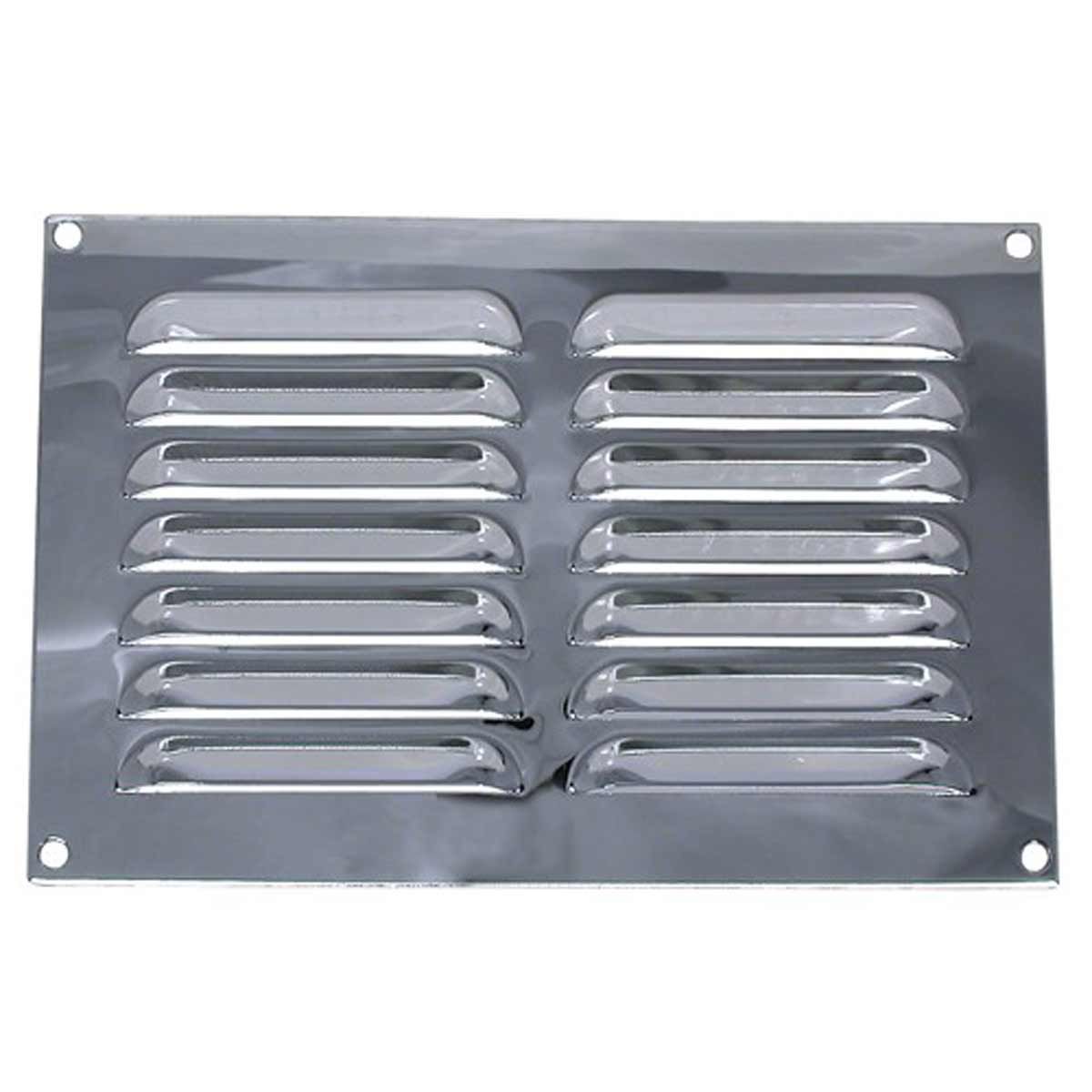 Hooded Louvre Vent Chrome Plated (9" x 6") V80185CP