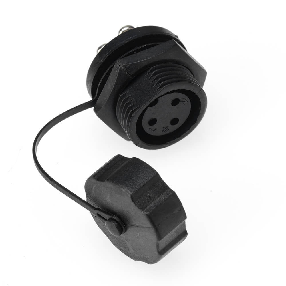 Index Marine Spare Grafter 3 Pin Panel Mount Socket Connector – Screw Terminal