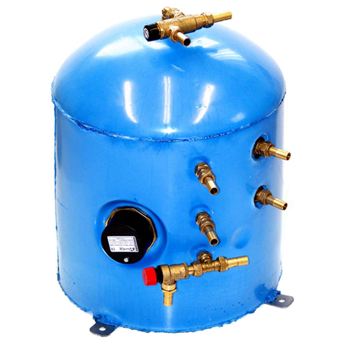 Surecal Twin Coil Calorifier 35 Litre (Vertical / 24" x 15")