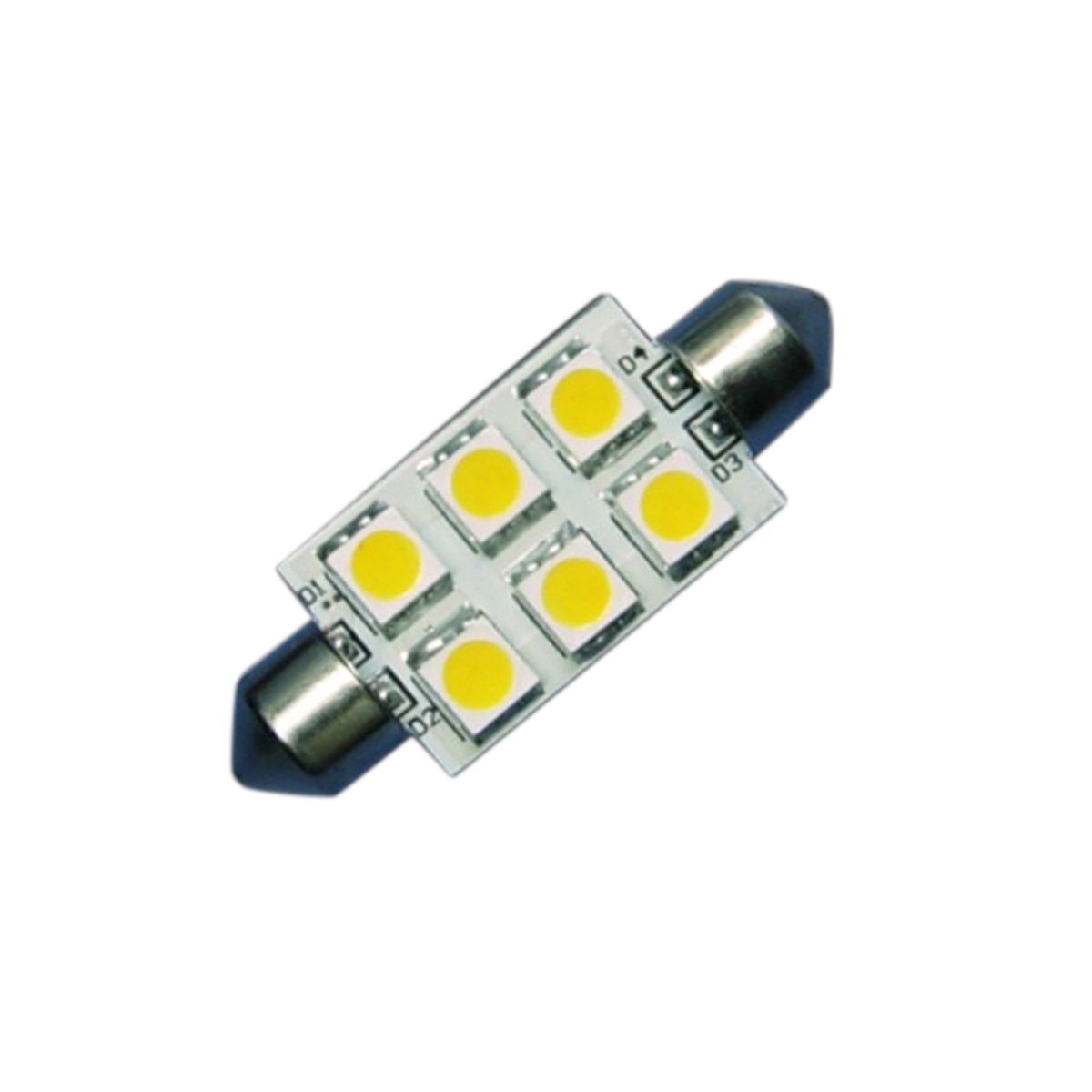 Aten Lighting 6 LED Festoon Bulb 42mm for Navigation Lights Warm White VL-562
