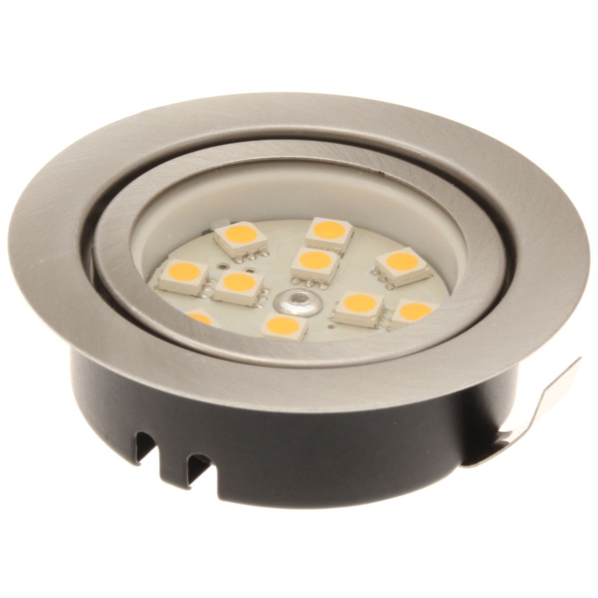 Aten Lighting Nickel Recessed LED Downlight Unswitched (Warm White) VL-722