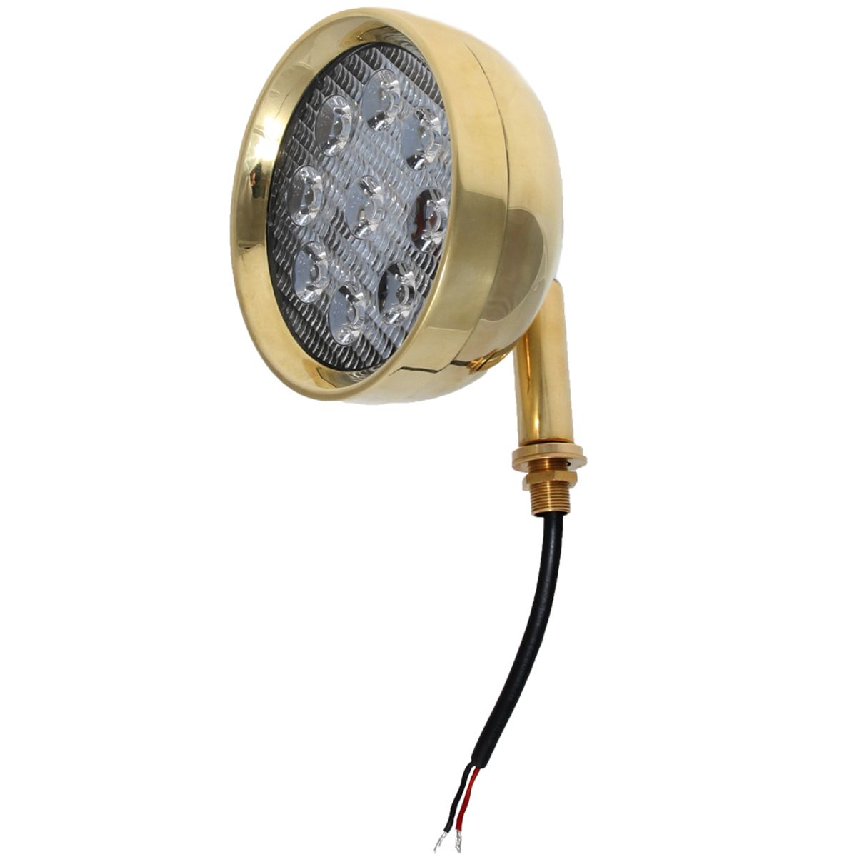 AG LED Tunnel Light with Brass Surrounding 117mm Diameter VN-001