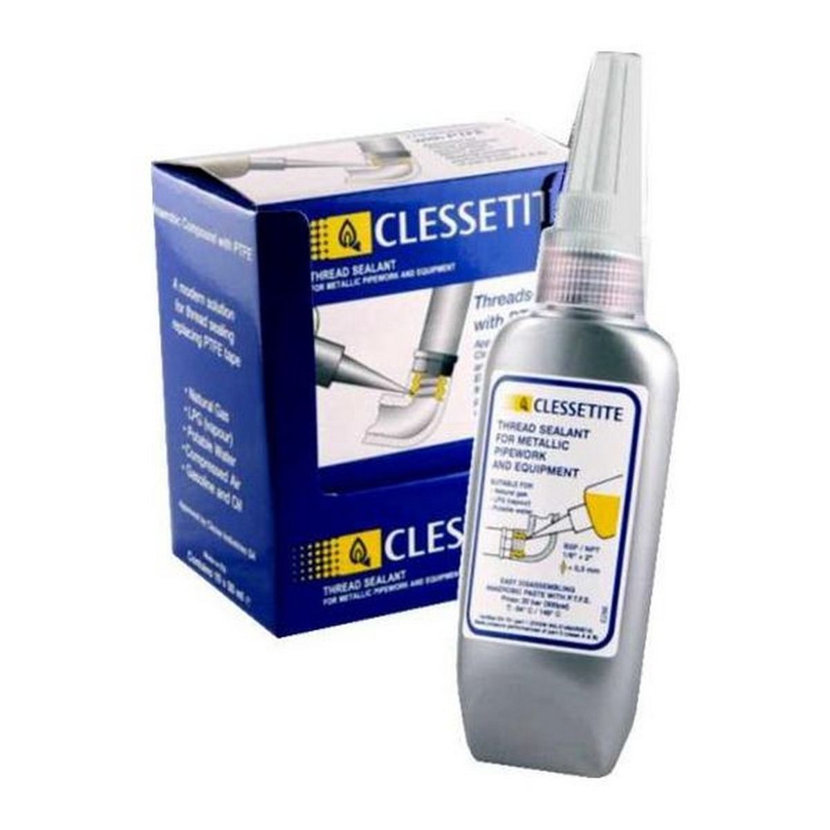Clesse Pipe Thread Sealant (50ml Bottle) W10