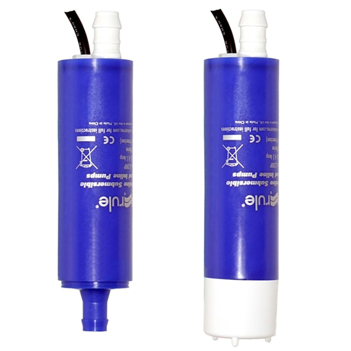 Rule IL200P Slimline Water & Diesel Pump (12V / 12.7 LPM / 13mm Hose) WP-058