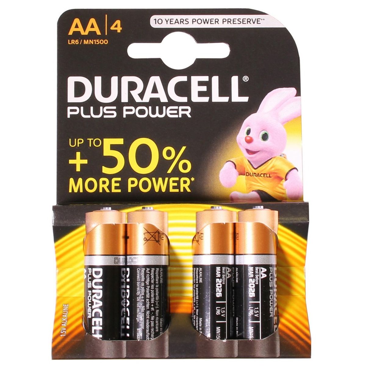 Duracell AA Battery (x4) Y6850/AA