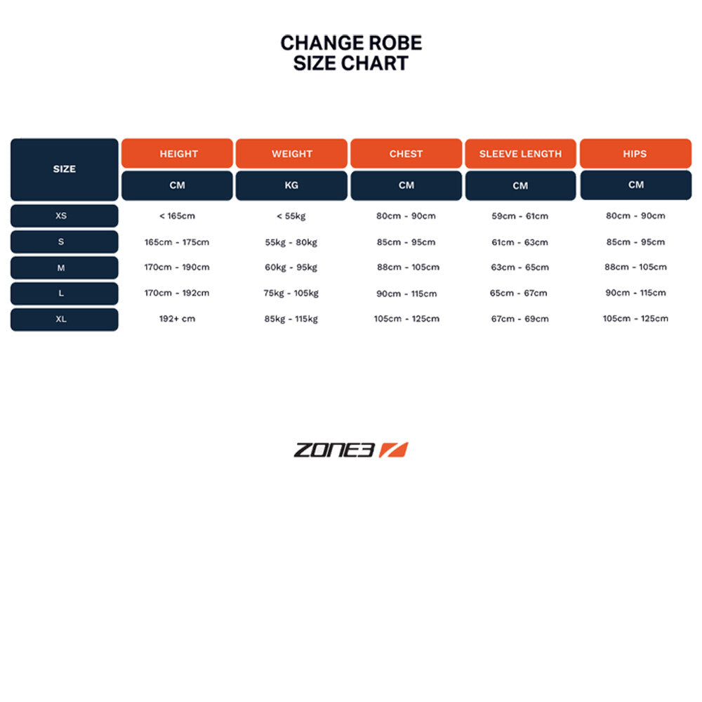 ZONE3 Heat-Tech Changing Robe Khaki CW23UHTCR123/XS (Extra Small)