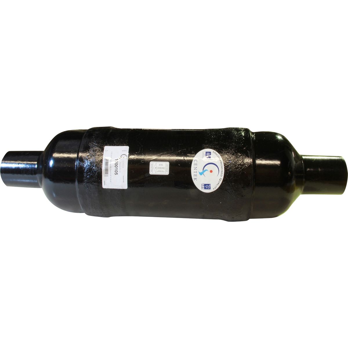Centek Vernatone Round GRP Exhaust Muffler (89mm Hose)
