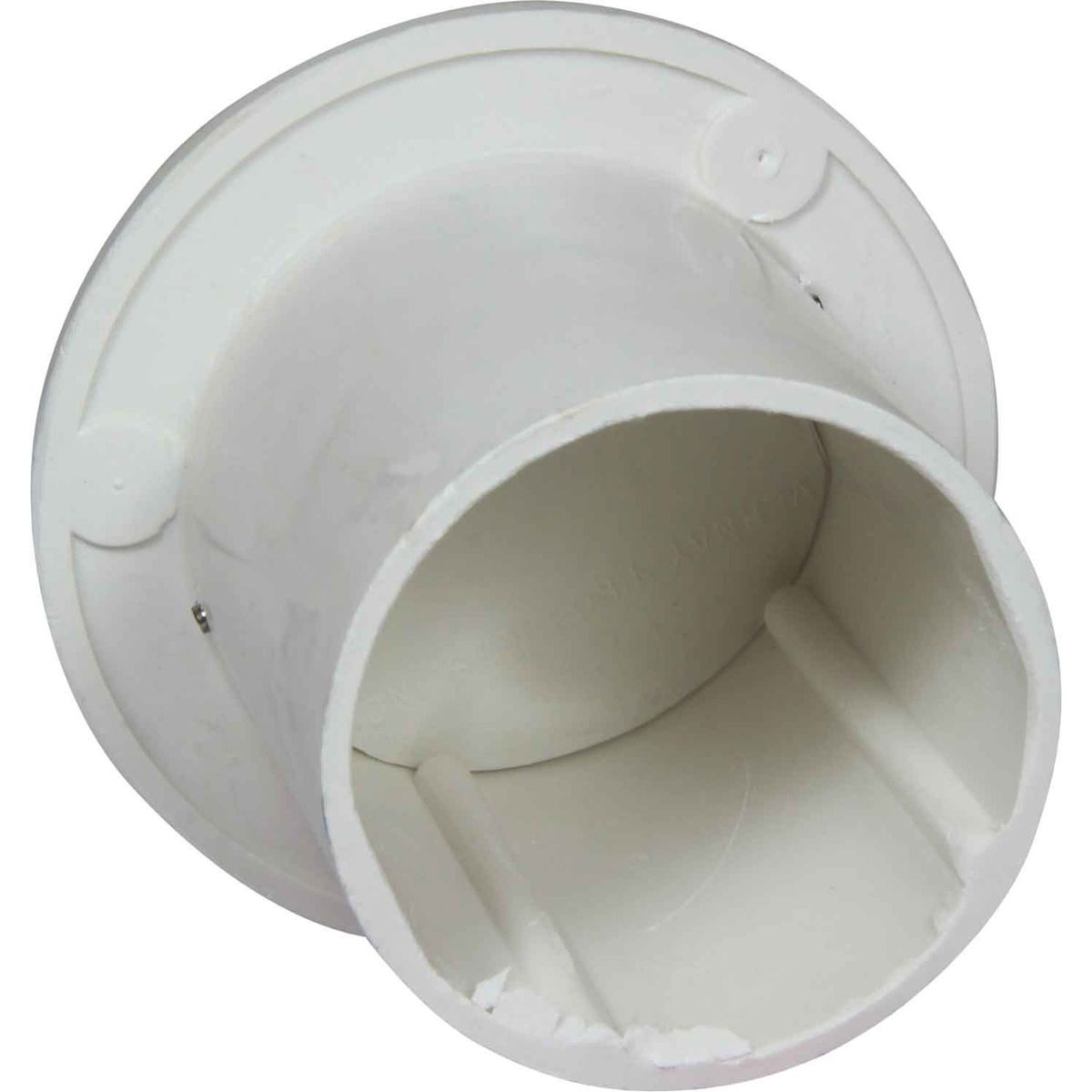 Centek GRP Scupper Drain With Flap (White / 3") C-1200134