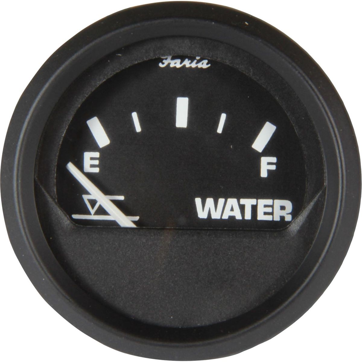 Faria Beede Water Tank Level Gauge in Euro Black Style (US Resistance) FAR12830