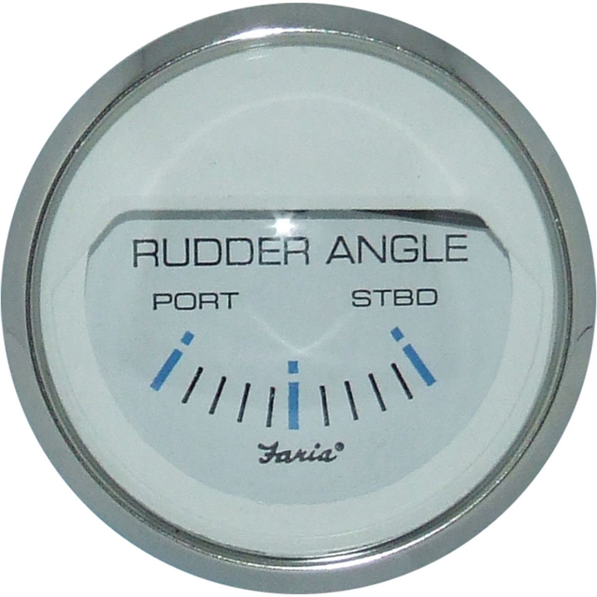 Faria Beede Rudder Angle Position Indicator in Chesapeake SS White FAR13822