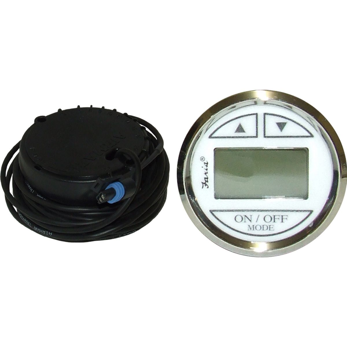 Faria Depth Sounder Gauge in Chesapeake SS White (In Hull Sender) FAR13851