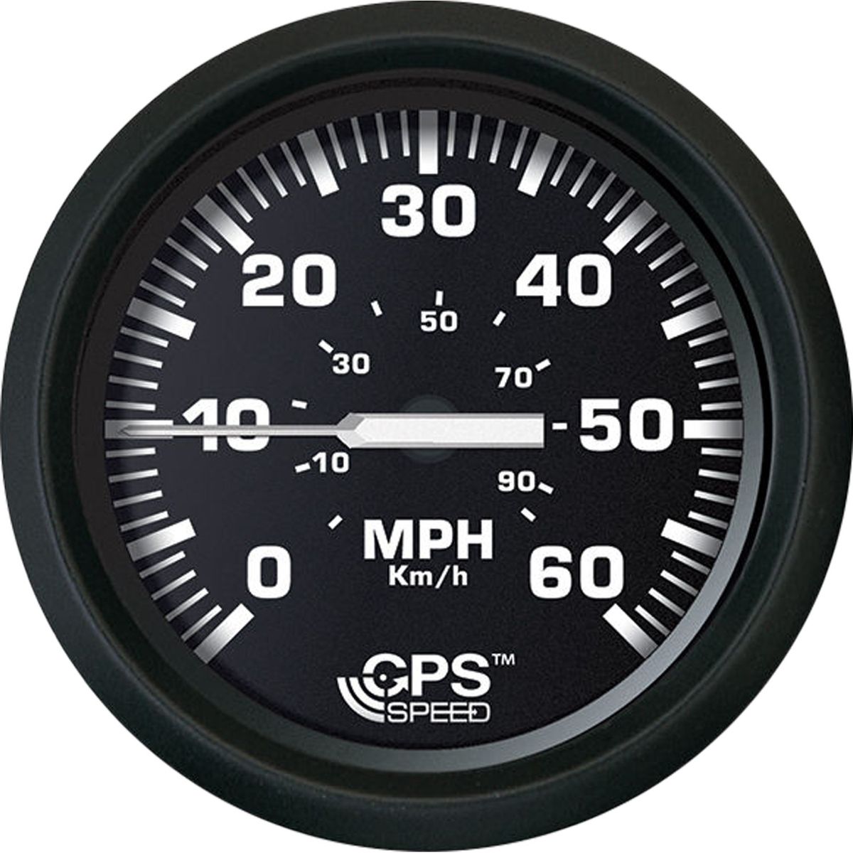 Faria Beede Speedometer in Euro Black Style (GPS / 60MPH) FAR32816