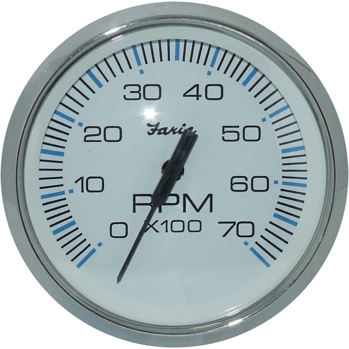 Faria Tachometer in Chesapeake SS White (7000RPM / Petrol Outboard) FAR33817