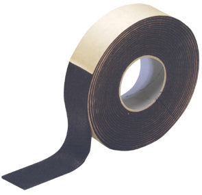 Lalizas Vinyl Foam Thermal & Sound Insulating Tape, 25mm x 5m, black