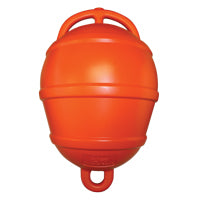 Lalizas Mooring Buoy, Rigid Plastic, Ext.Ø250mm, Orange (16388)