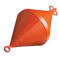 Lalizas Mooring Buoy, Bi-conical, Rigid Plastic, Ext.Ø320mm, Orange