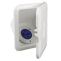 Lalizas Case w/Deck Filler f/Water, w/Lid, Ø38mm Hose, White