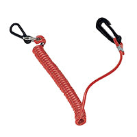 Lalizas Set Kill Switch Key w/Coil Lanyard f/Mar/Mer Eng