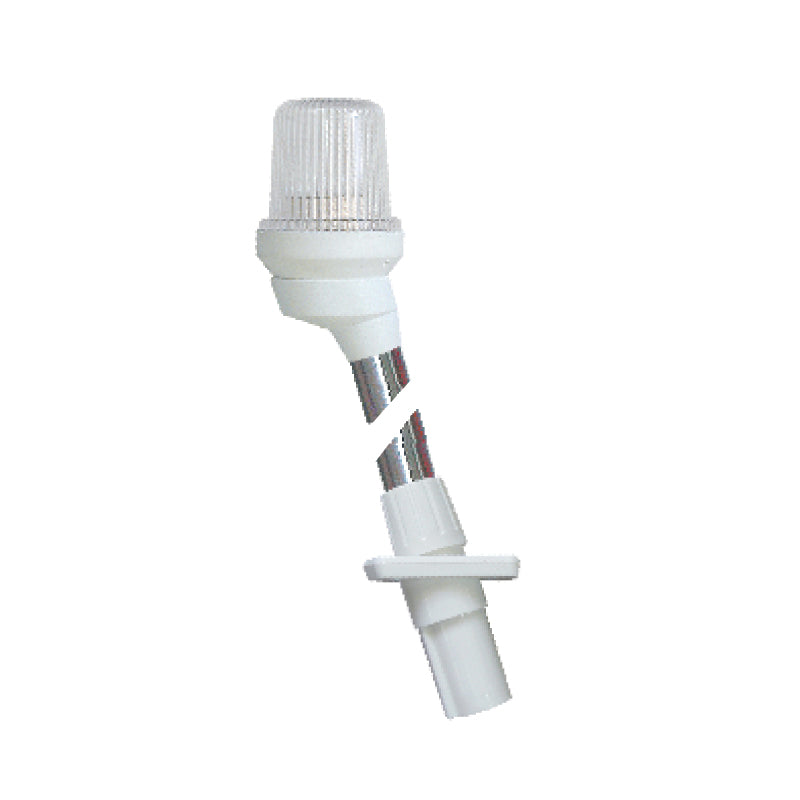 Lalizas Pole Light, Telescopic 54cm, with white housing