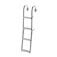 Lalizas Foldable Ladder for Nar. Transom, 2+2 steps, Inox 316, 180?, L1050xW215mm