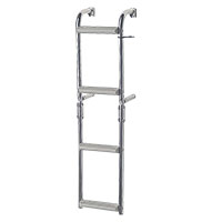 Lalizas Foldable Ladder for Nar. Transom, 2+2 steps, Inox 316, 90?, L835xW215mm