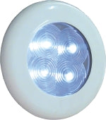 AquaLED Downlight, 1W, 12V/24V, waterproof, white