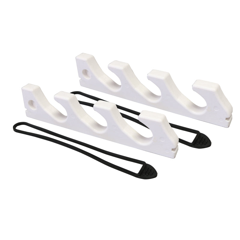 Lalizas Storage Rack (Pair) for 3 Fishing Rods, White (31529)