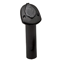 Lalizas Rod Holder, w/ Cap, Plastic, Ø40mm, H.230mm, Black