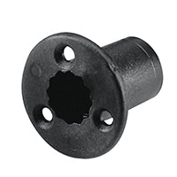 Lalizas Socket Flush-Mount for 37660 Adj.Rod Holder, Black