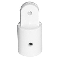 (MOQ OF 10) Lalizas Mount.Fittings f/Bim.Tops Frame, Ø20mm, Black (43091)