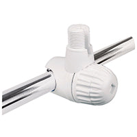 Lalizas Antenna Bracket for Rail Ø18-27mm, Plastic, White