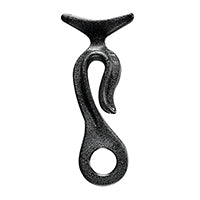 (MOQ OF 2) Lalizas Hook for Fender, on Ø6mm Cable, 86x25mm, White (43634)