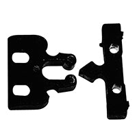 Lalizas Door Fastener, Plastic, 22x32, Black