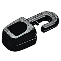 Lalizas Snap Hook w/Eye Ø9x38mm, f/Ø6mm Cord, Polyam. Black