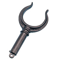(MOQ OF 10) Lalizas Oarlock, Ø57mm, Polyamide, Black (44682)