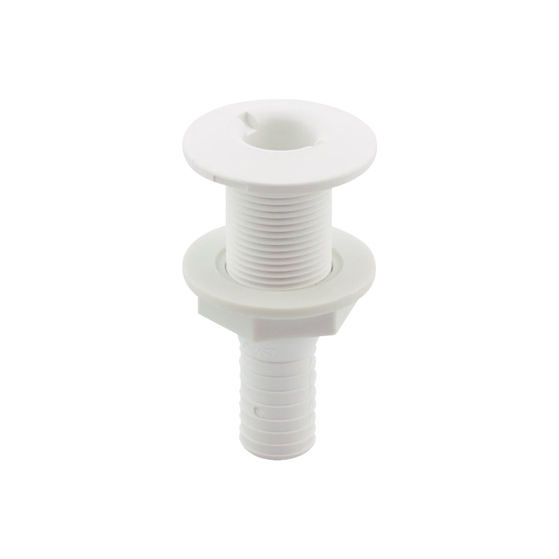 Lalizas Thru-Hull Fitting 3/4'', w/Hose Barb Ø19mm, White
