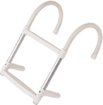 Lalizas Ladder, 2 steps, Aluminium, L550xW350mm