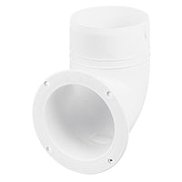 Lalizas Ventilator Connector, Elbow, Ø102mm, White