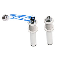 Lalizas Flushmount Safety Rope Ladder, 3 steps