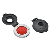 Lofrans Footswitch, w/red button, Grey