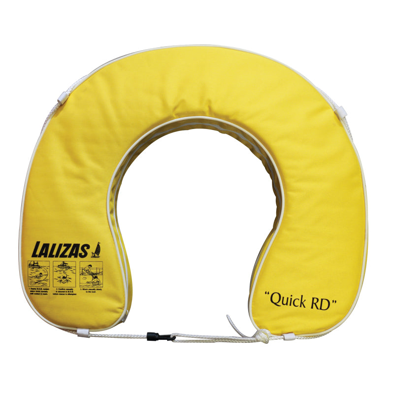 Lalizas Horseshoe Lifebuoy ''Quick RD'', 142N, yellow