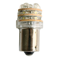 Lalizas Bulb 12V, LED, T18 BA15S, cool white - 18 LEDs, 15x39mm