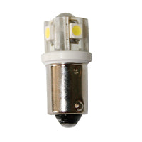Lalizas Bulb 12V, LED, BA9S, cool white - 4SMDs+1LED, 9x25,5mm