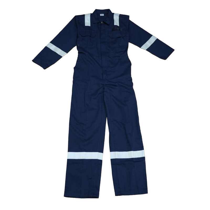 Lalizas Workwear coverall, navy blue, cotton 200gsm, size Medium
