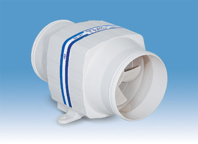 Lalizas In-line blower,12V, 4.5A, Diam. 3'' (91557)