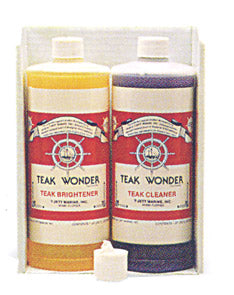 TEAK WONDER Combo Pack Teak Cleaner & Brightener, 2 pcs x 1L