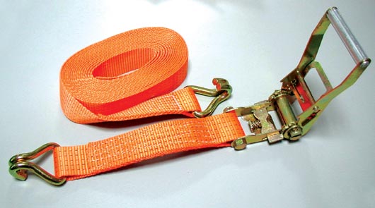 Lalizas Ratchet Tie-Down w/double J hook,7mx30mm,BL 1500kg (99013)